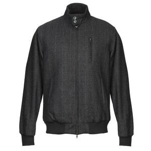 Sun 68 Mens Wool Blend Padded Bomber Jacket X-Large Grey